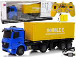 Mamido Velký nákladní automobil na dálkové ovládání R/C Mercedes Arocs 1:20 modrý