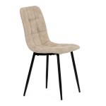 Jídelní židle, béžová, látka vintage, CT-281 CRM3