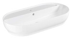 GROHE - Essence Umyvadlo na desku, 80x40 cm, s přepadem, s otvorem pro baterii, alpská bílá 103571SH00