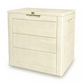 Zahradní úložný box 56x43x53cm, plast, béžová, AZB-G2035 CRM