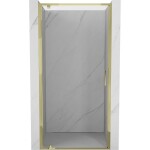 MEXEN - Exo sprchové dveře křídlové 75, transparent, zlatá 8181-075-000-50-00