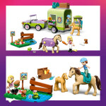 LEGO LEGO® Friends 42695 Přívěs s koněm a hříbětem