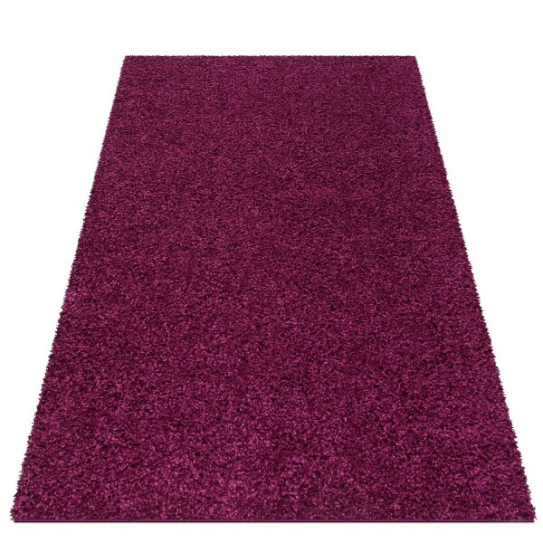 DumDekorace Nádherný fialový koberec Shaggy