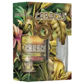 Caracas Club RON Nectar 40% 0,7 Dárkové balení se skleničkou (8436599480572)
