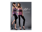 Dámské legíny Microfibre 138 Short - Gabriella světle fialová 1-2