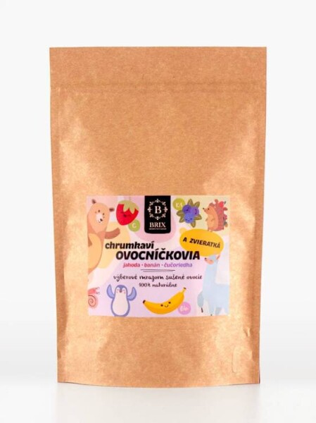 Dortisimo Brix Lyofilizovaný mix ovoce - jahody, banán a borůvky (40 g)