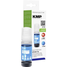 KMP Ink refill náhradní Epson 104, T00P2 kompatibilní azurová E192 1648,0003