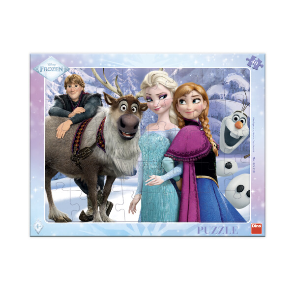 Puzzle Frozen: Na procházce 40 dílků deskové - Dino