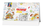 Stolní kalendář 2026 Baloušek - Kreativní kalendář pro děti