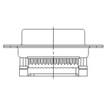 Molex 1731090322 zástrčka D-SUB Pólů: 37 1 ks Bulk