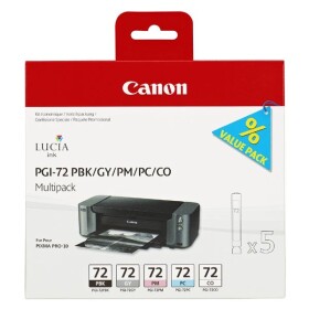 Obchod Šetřílek Canon PGI-72 PBK/GY/PM/PC/CO, multipack (6403B007) - originální kazety