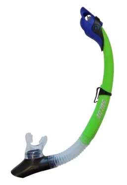 CALTER Adult 117Silicon zelená / Šnorchl / silikon / flexibilní trubice / vlnolam proti vodě