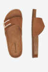 Pantofle Lasocki HYSC0122056-1 Přírodní kůže (useň) - Semiš