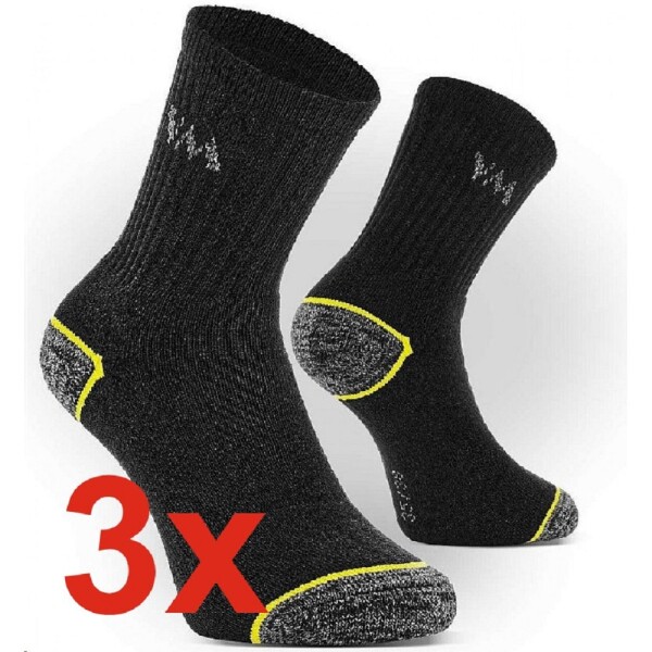 VM Obuv Footwear ponožky WORK VM 8005 pracovní funkční 3 páry