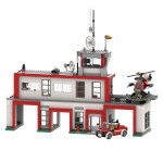 BRIXIES Plus 222.402 Hasičská stanice s vrtulníkem a vozidlem, 985 k