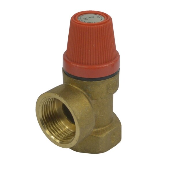 MEREO - Pojišťovací ventil pro bojler s pevně nastaveným tlakem 6 bar, 3/4" PR2415A