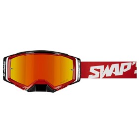Swaps Aurus Lite motokrosové brýle černé/červené/iridium-červené