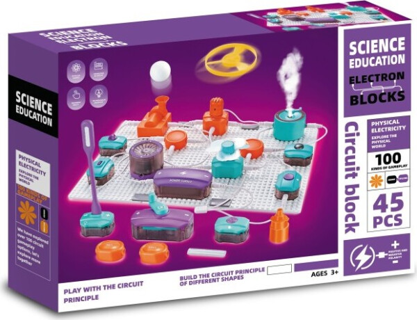 Stavebnice elektrické obvody 45 dílů