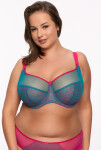 Gaia soft bra BSM 1294 Cintia Maxi fuchsiově tyrkysová 85H