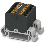Phoenix Contact 3273168 blok rozvaděče 31.2 mm pružinová svorka černá 8 ks