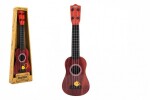 Ukulele/kytara plast 43cm s trsátkem v krabičce 15x48x5cm