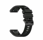 FIXED Silicone Strap řemínek pro Garmin QuickFit 22mm černý FIXSST-QF22MM-BK