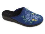 BEFADO 551D010 pantofle HOME GO modré 40 551D010_40