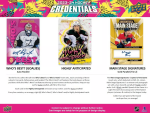 Hokejové Karty NHL 202-24 Upper Deck Credentials Hobby Box