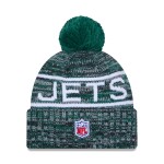 New Era Pánská zimní čepice New York Jets NFL Throwback 2025 Sideline Sport Knit