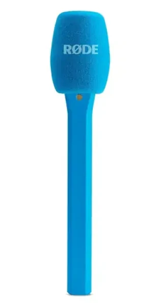 Rode Interview Micro modrá / Ruční adaptér / pro vysílače Wireless GO, GO II, ME, PRO / 266mm, 80g (INTERVIEWMICROBLU)