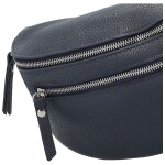 Trendy dámská kožená kabelko-ledvinka Arwel, tmavě modrá