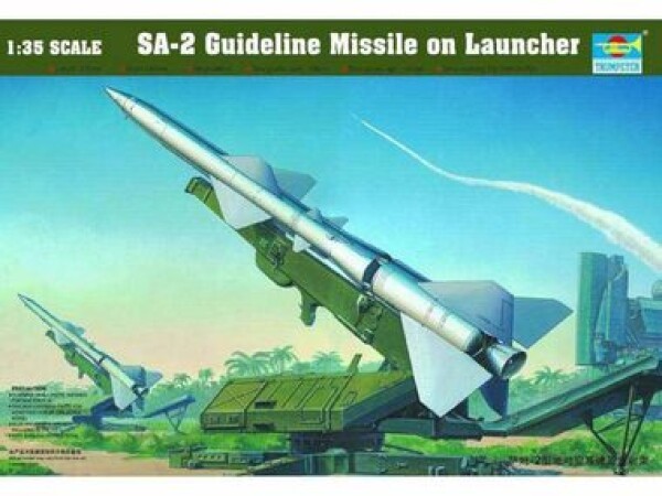 Trumpeter SA-2 Guideline Missile on Launcher 1:35