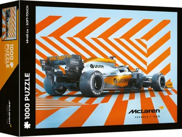 TREFL Puzzle Soft Touch Automobilist: Formule 1 McLaren, livrej Gulf