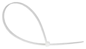 Good Connections Stahovací pásky 250x4,8 mm transparentní / Stahovací pásky / znovuotevíratelné / nylon / 100 ks (KAB-25T48)
