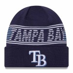 New Era Pánská zimní čepice Tampa Bay Rays MLB Authentic 2024 Clubhouse Beanie