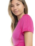 ICEBREAKER Wms ZoneKnit SS Scroop Back Tee, Tempo (vzorek) velikost: S