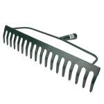 STREND PRO 211785 Hrábě kovové, 18 zubů, s výztuhou, bez násady