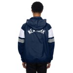 New Era Pánská bunda New York Yankees MLB Quarter Zip Windbreaker Velikost: XL