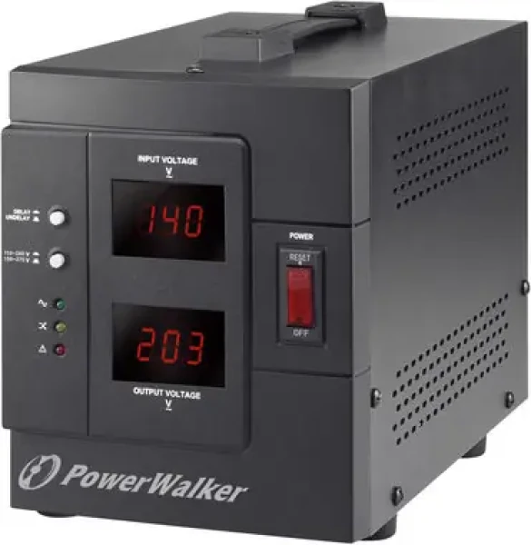 Rozbaleno - PowerWalker AVR 2000-SIV / regulátor napětí / 2000VA / 1600W / 2x Schuko / rozbaleno (10120306.rozbaleno)