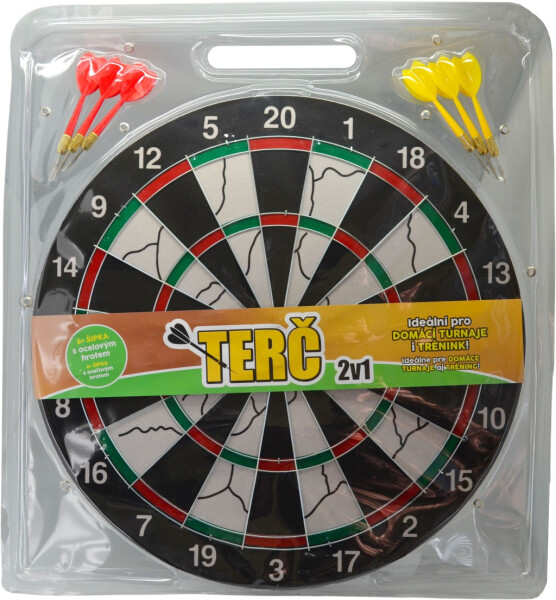 Terč 2v1 na šipky 43 cm - Sparkys