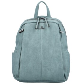 Trendy dámský koženkový kabelko-batoh Zodak, džínově modrý