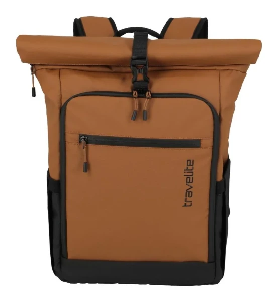 Travelite Briize Backpack M Roll-Up Curry 24/30 L TRAVELITE-91021-87