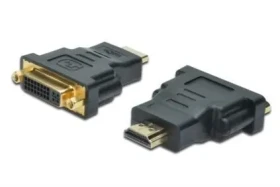Digitus / Redukce / HDMI Typ A na DVI-I (24+5) / samec/samice / max. rozlišení 1920×1200 / černá (AK-330505-000-S)