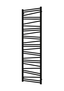 Radiátor kombinovaný SAT Lilon 169,5x50 cm černá matná SATRALI1695500BL SATRALI1695500BL
