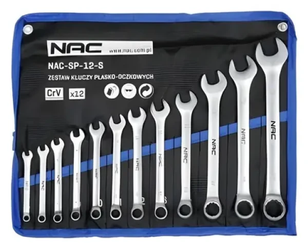 NAC Sada klíčů očkoplochých 6-22 mm / Klíče / 12 dílů (NAC-SP-12-S)