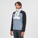KARPOS Rocchetta Vogue Hoodie Half Zip Fleece, Windw.Blue/Black/Illusion Blue velikost: L