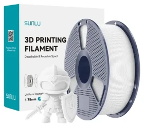 Sunlu PLA+ bílá / Filament / 1,75 mm / 1 kg (PLA+ W)