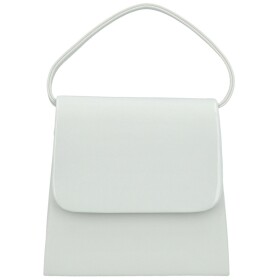 Elegantní dámské psaníčko kufříkového střihu Esmeralda new, bílé