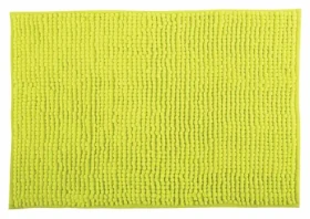 MSV CHENILLE koupelnová předložka 40 x 60 cm limetková / mikrovlákno / protiskluzová