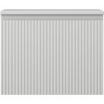 MEXEN/S - Rivel koupelnová skříňka pod umyvadlo 60 cm s deskou, 1 šuplík, reliéf , šedá mat 91A20-06047-1-BFC62
